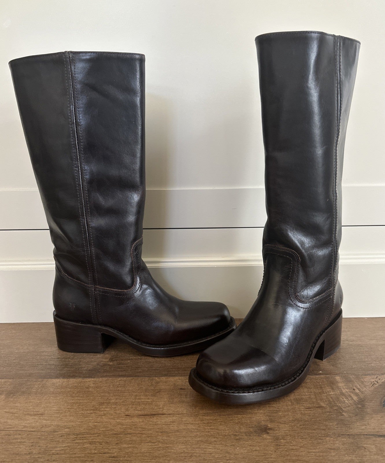 FRYE CAMPUS 14L BOOT WOMEN'S LEATHER BOOTS BOURBON SIZE 7.5 NEW