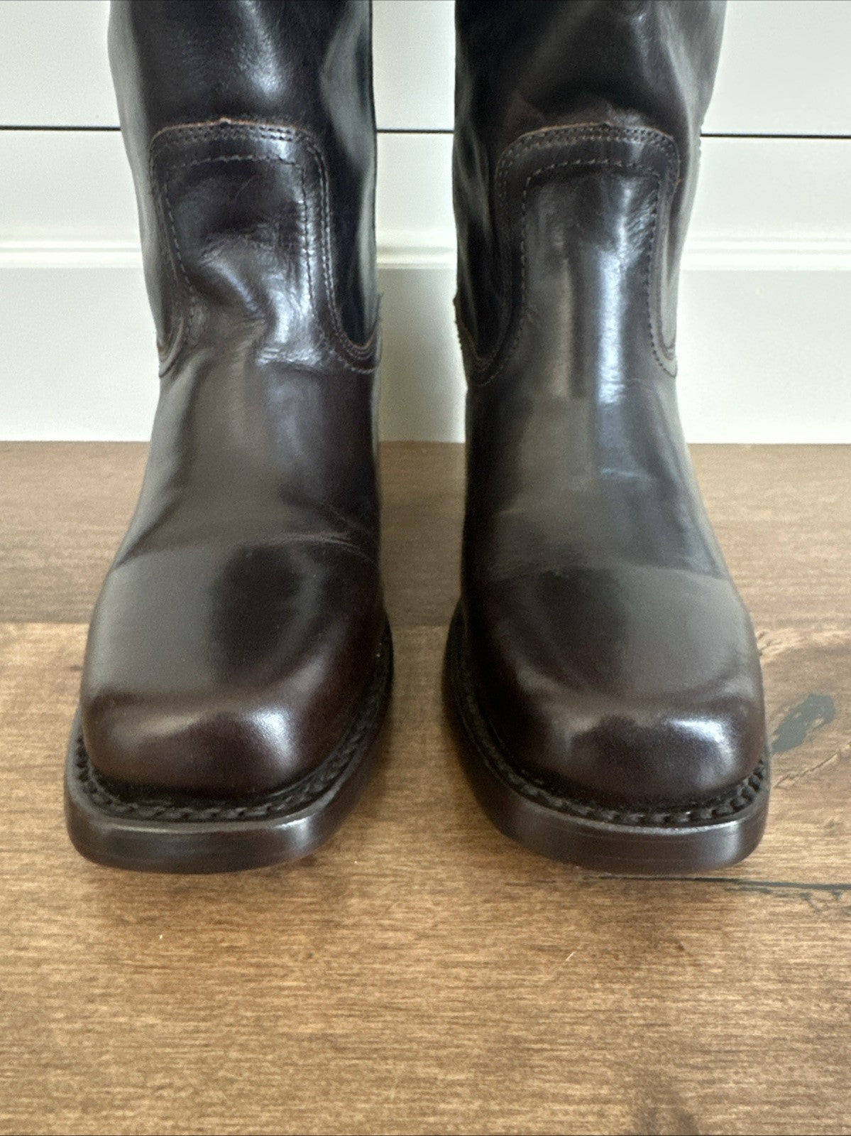 FRYE CAMPUS 14L BOOT WOMEN'S LEATHER BOOTS BOURBON SIZE 7.5 NEW