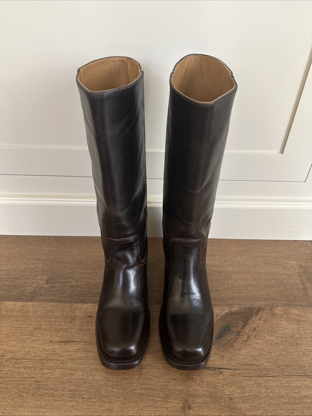 FRYE CAMPUS 14L BOOT WOMEN'S LEATHER BOOTS BOURBON SIZE 7.5 NEW