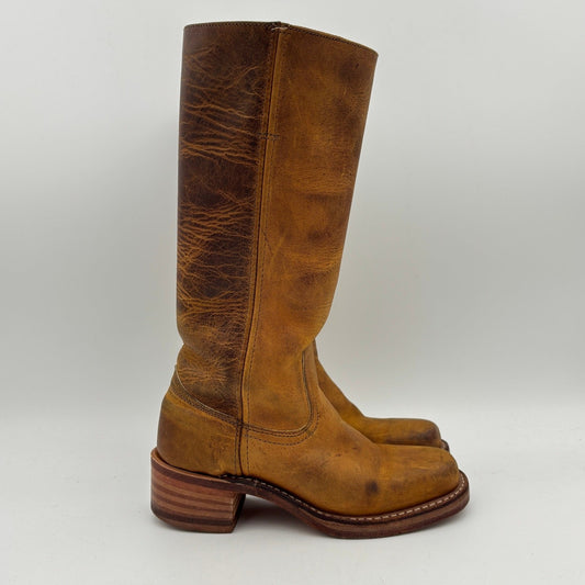 Vintage Frye Campus 14L Boots Women's 5.5M Square Toe Western Boho