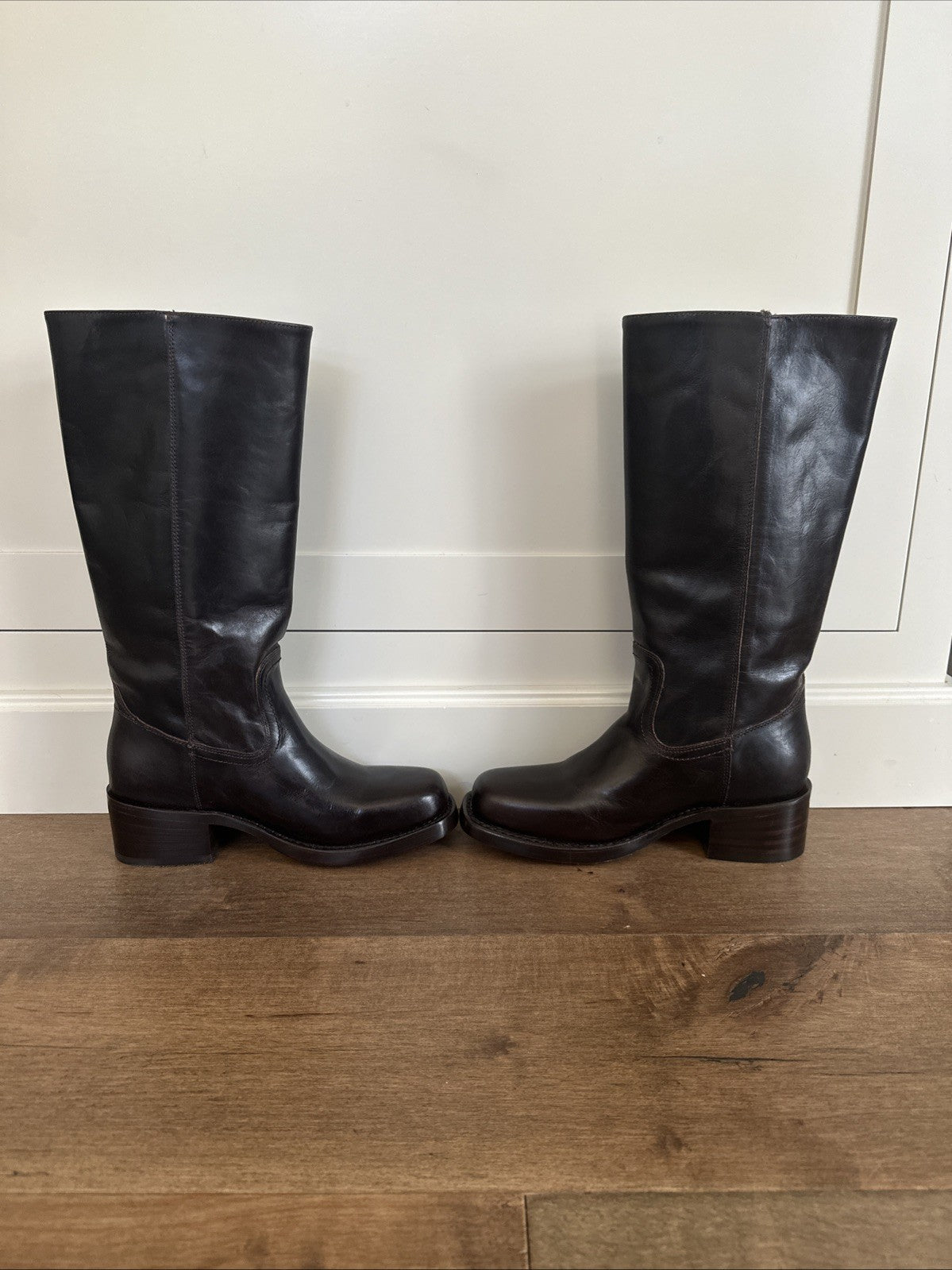 FRYE CAMPUS 14L BOOT WOMEN'S LEATHER BOOTS BOURBON SIZE 7.5 NEW