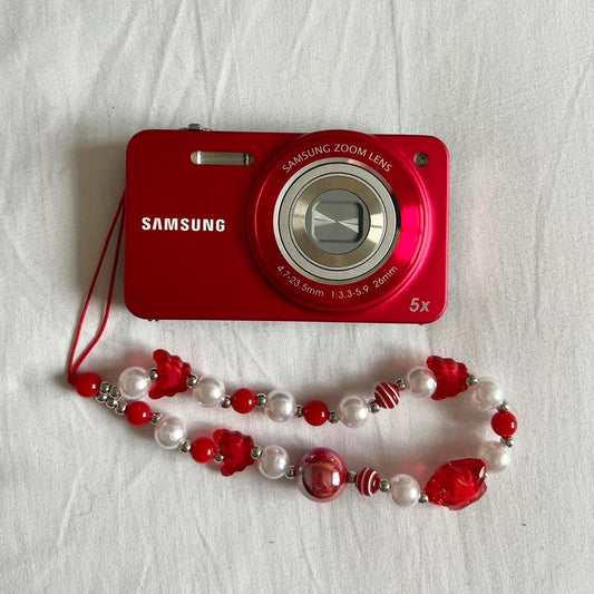 Used Vintage Samsung ST90 14.2 MP Red Digital Camera