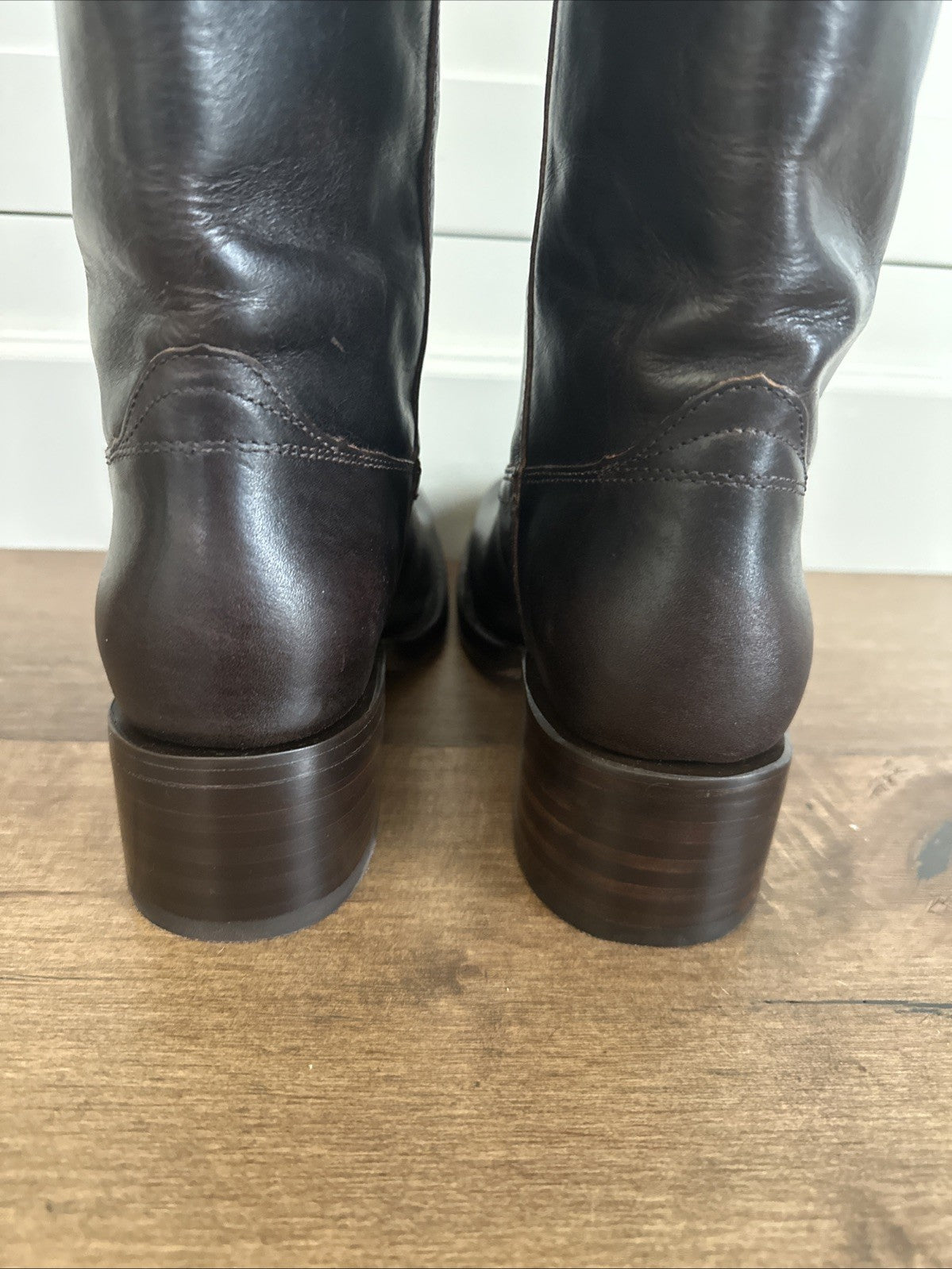 FRYE CAMPUS 14L BOOT WOMEN'S LEATHER BOOTS BOURBON SIZE 7.5 NEW