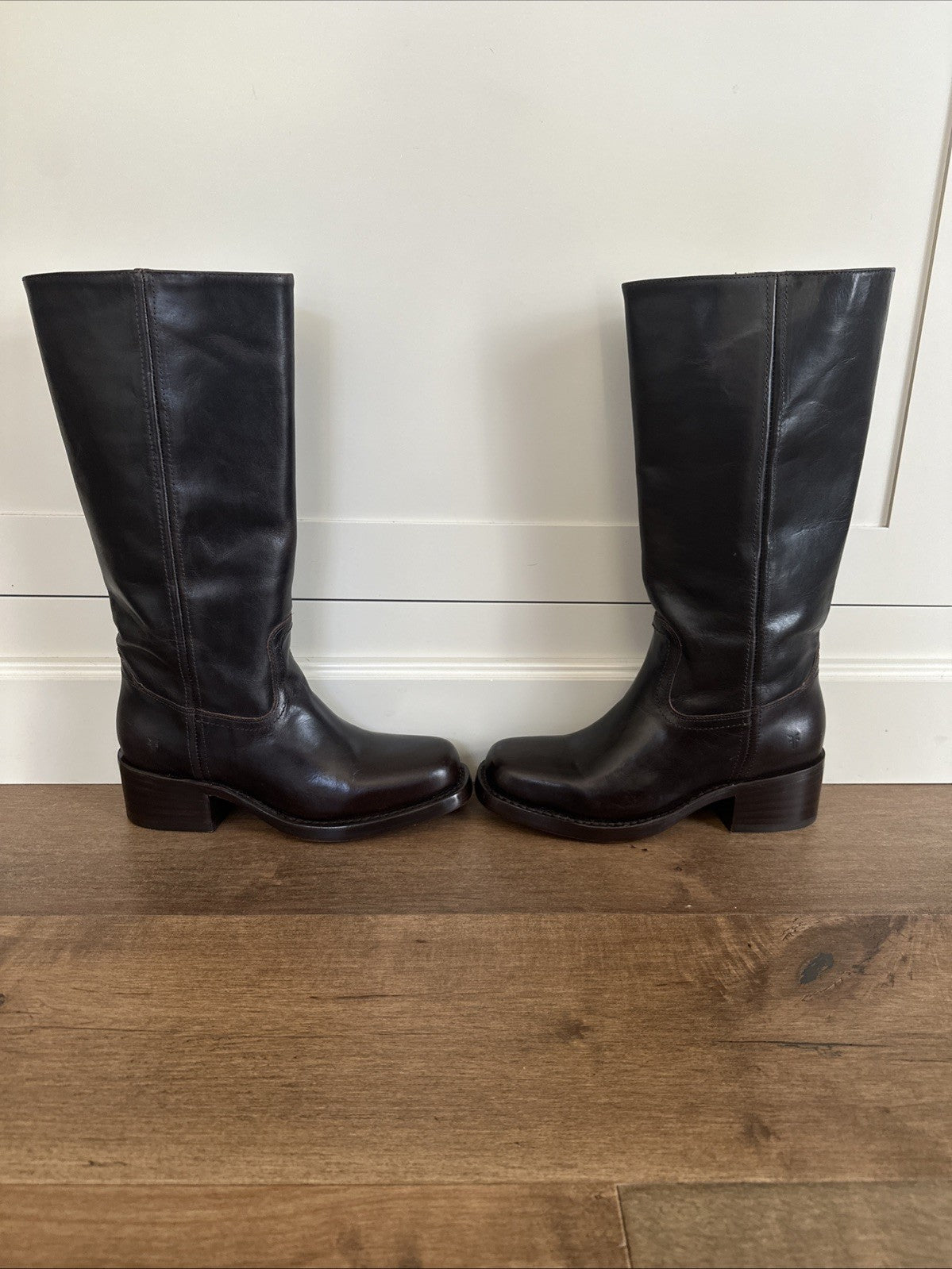 FRYE CAMPUS 14L BOOT WOMEN'S LEATHER BOOTS BOURBON SIZE 7.5 NEW