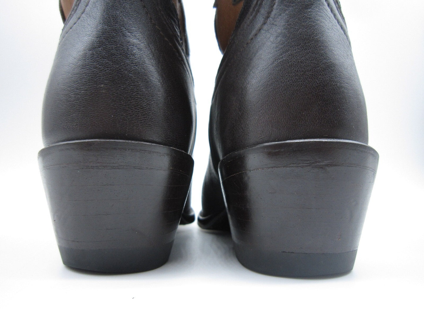 WOMENS 5.5 B TECOVAS BIRTHDAY VII NUMBERED COWBOY BOOTS BROWN DEERSKIN LEATHER