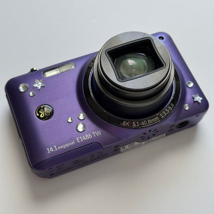 Used E1486TW Purple Digital Camera