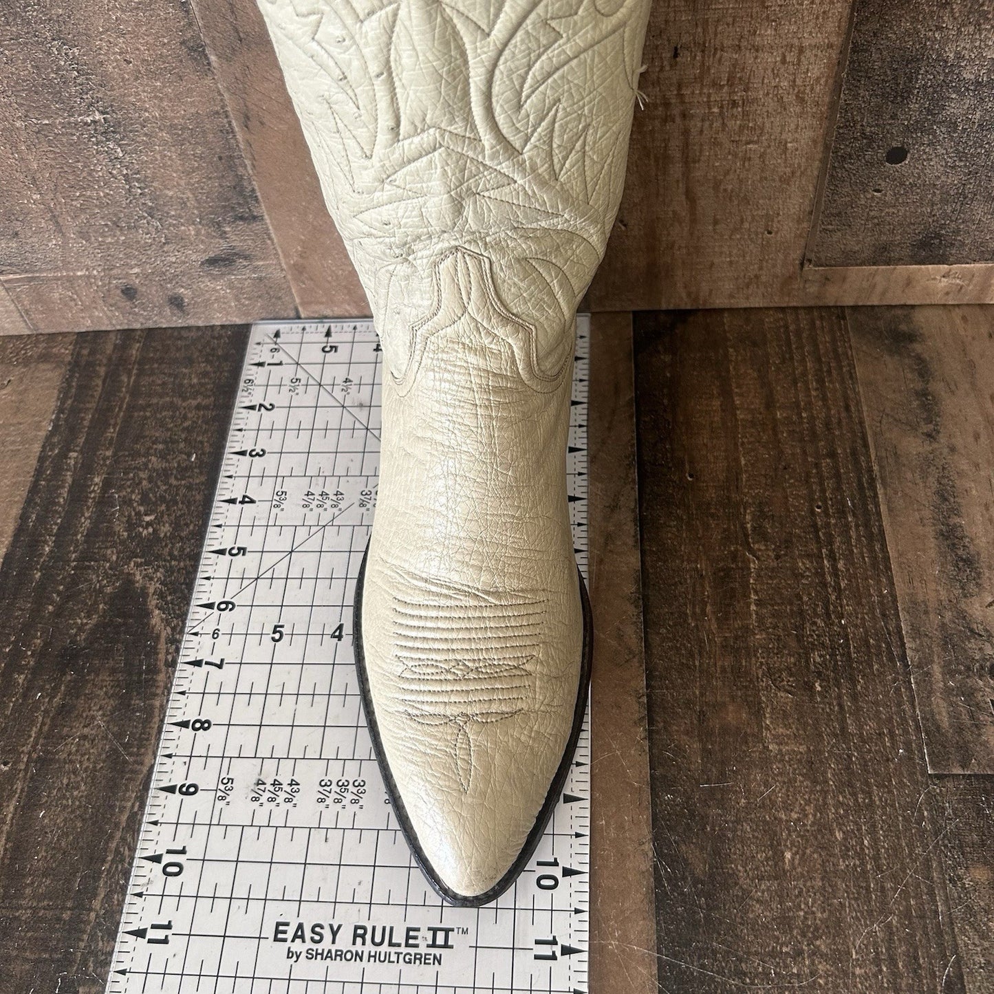 Lucchese Classics Full Ostrich Western Cowboy Boots Womens 8 B