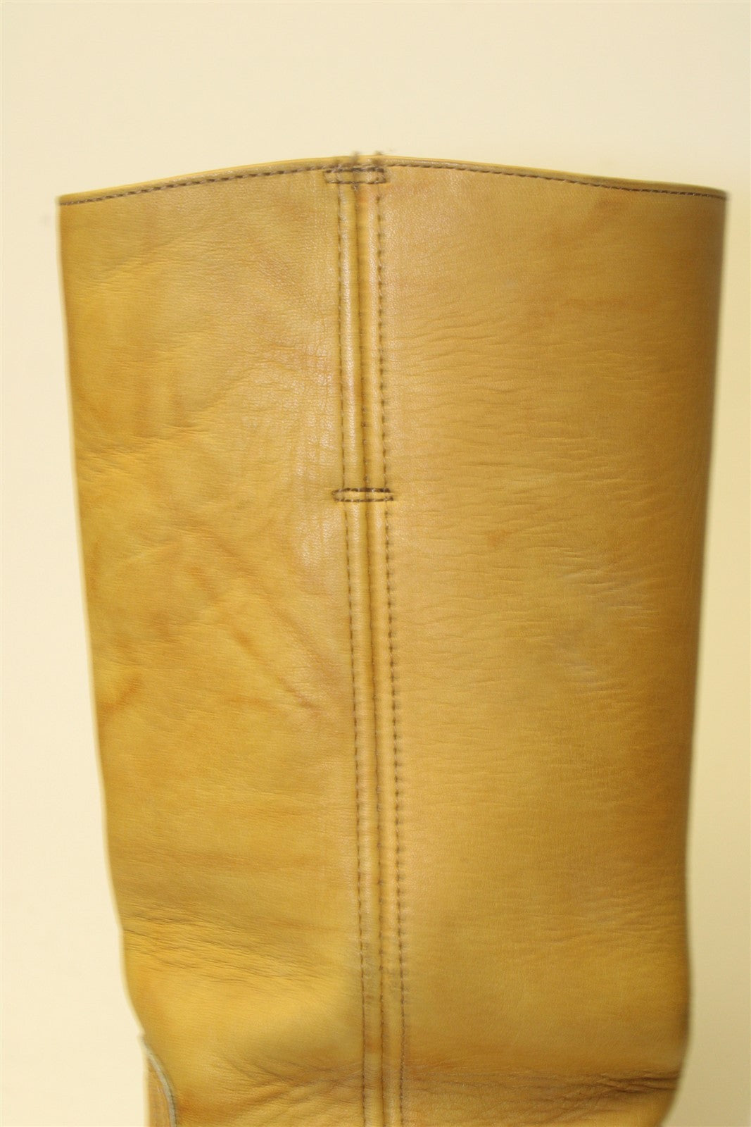 Frye USA Made 77050 Campus 14L Womens 9 M Tan Leather Western Riding Boots