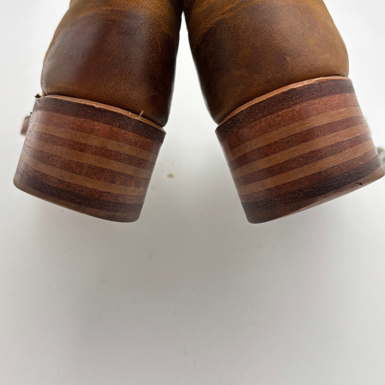 Vintage Frye Campus 14L Boots Women's 5.5M Square Toe Western Boho