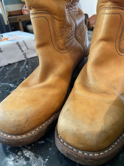 Vintage Women’s FRYE Light Brown Leather Campus Square Toe Size 10M
