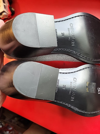 Calvin Klein X Raf Simons Boots Silver Western 205W39NYC Womens US 8.5