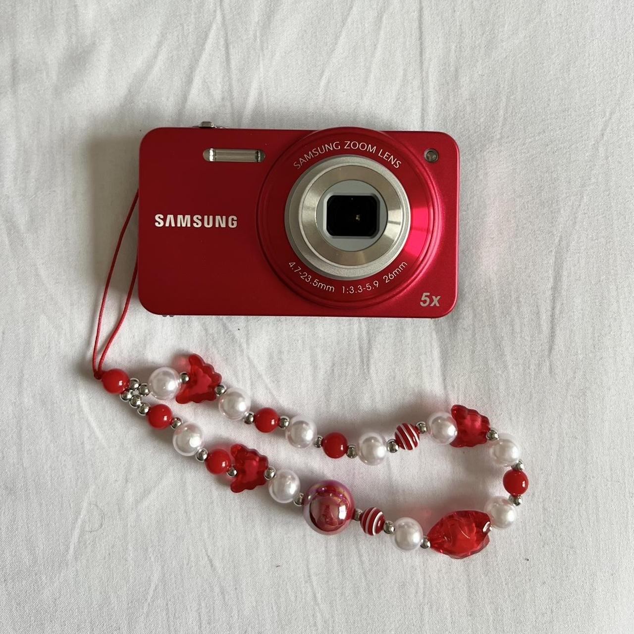 Used Vintage Samsung ST90 14.2 MP Red Digital Camera