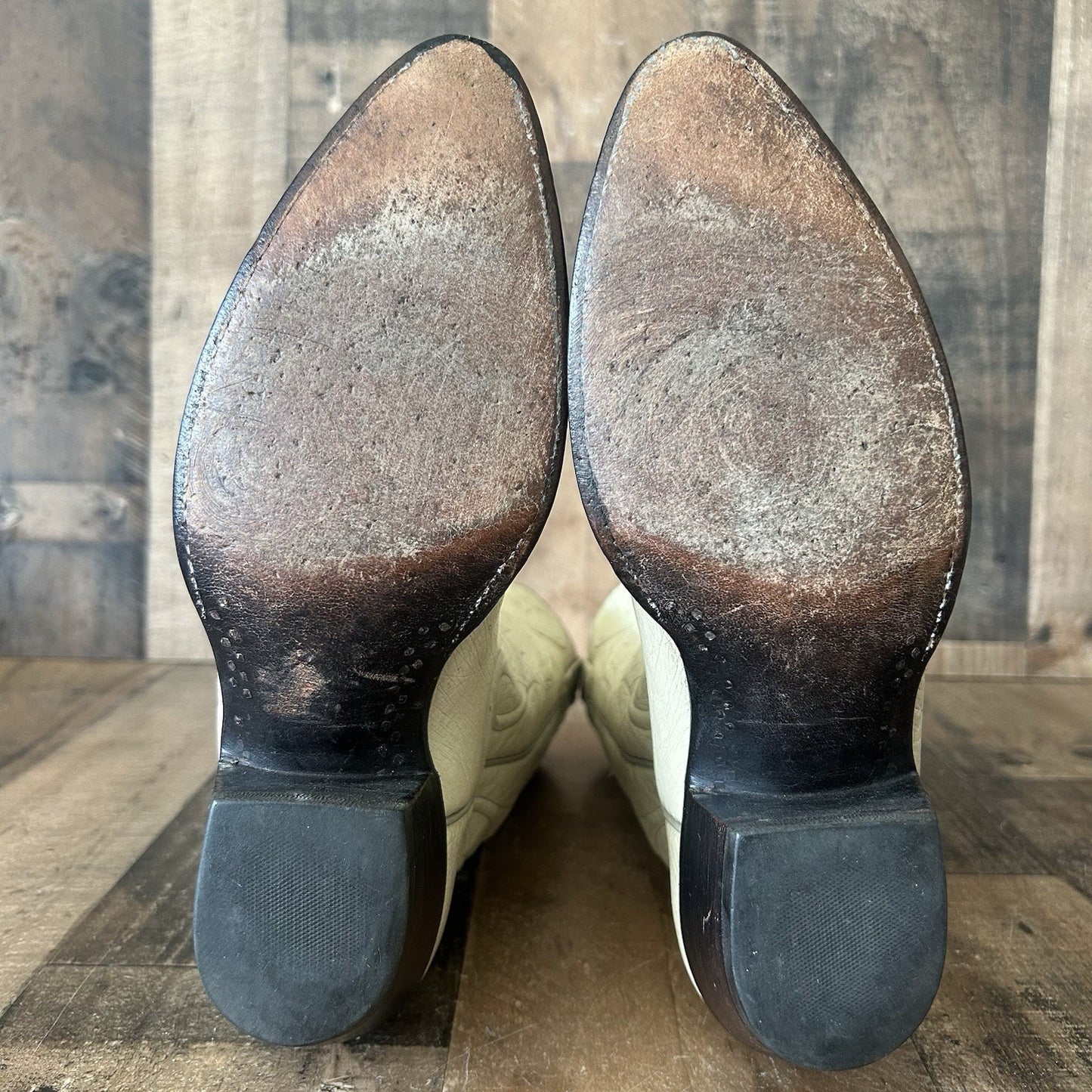 Lucchese Classics Full Ostrich Western Cowboy Boots Womens 8 B