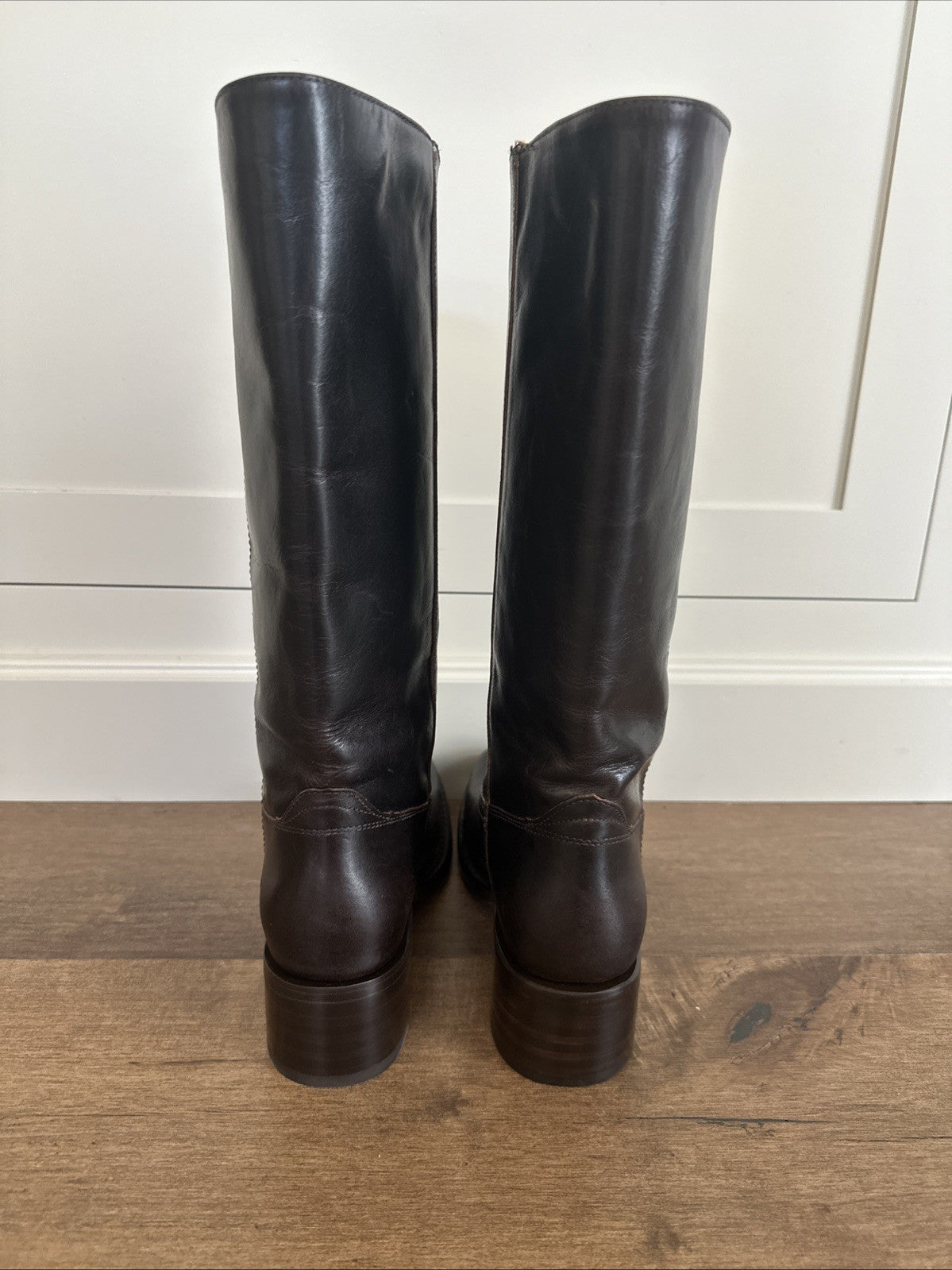 FRYE CAMPUS 14L BOOT WOMEN'S LEATHER BOOTS BOURBON SIZE 7.5 NEW