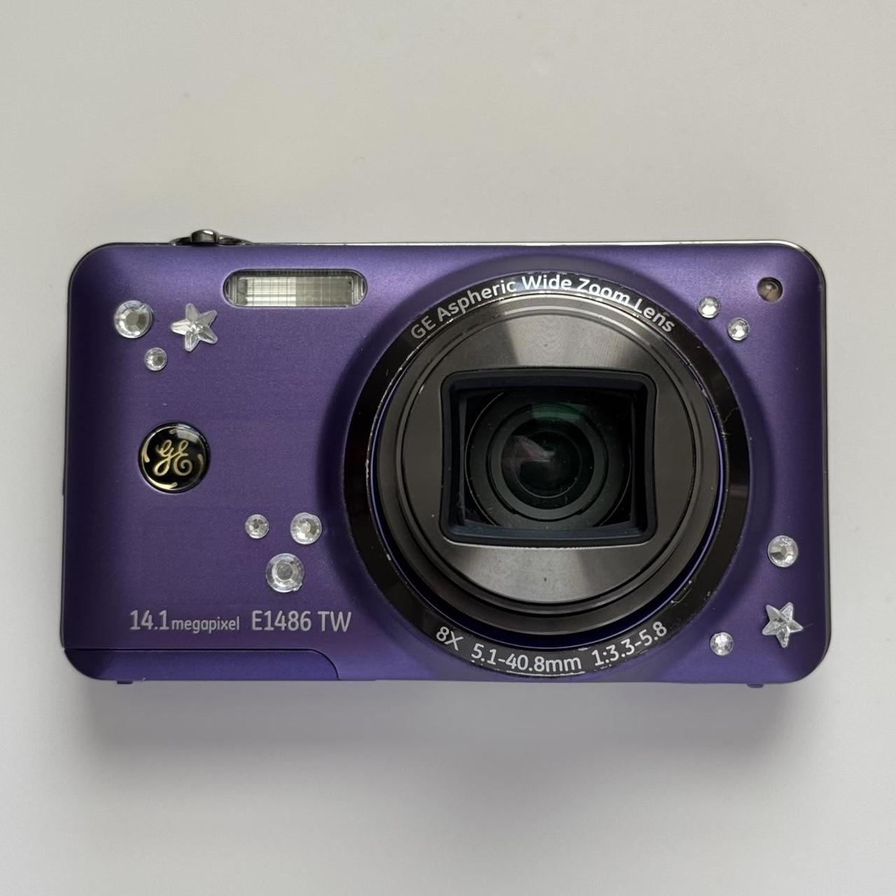 Used E1486TW Purple Digital Camera