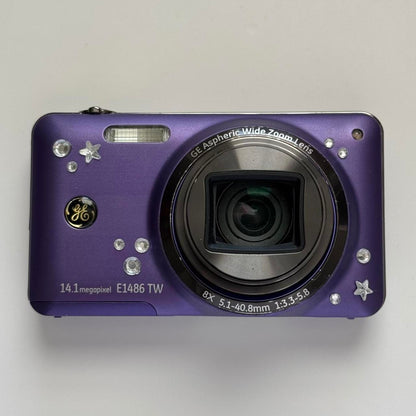 Used E1486TW Purple Digital Camera